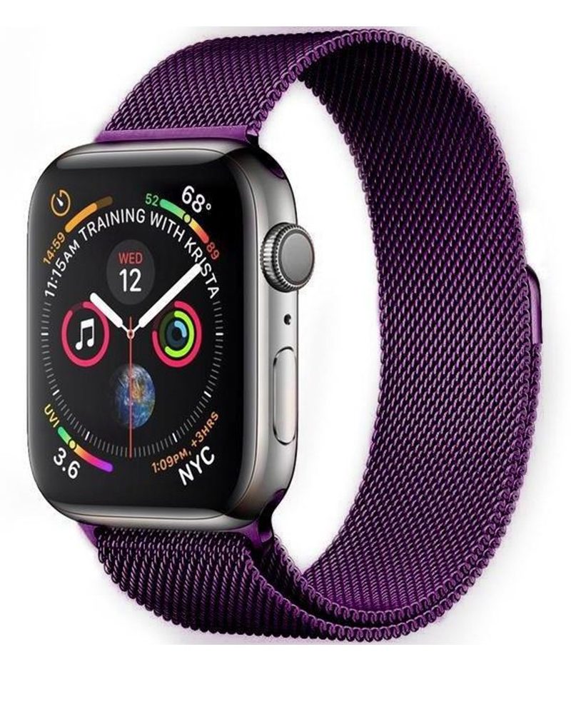 Purple Milanese Loop for Apple Watch