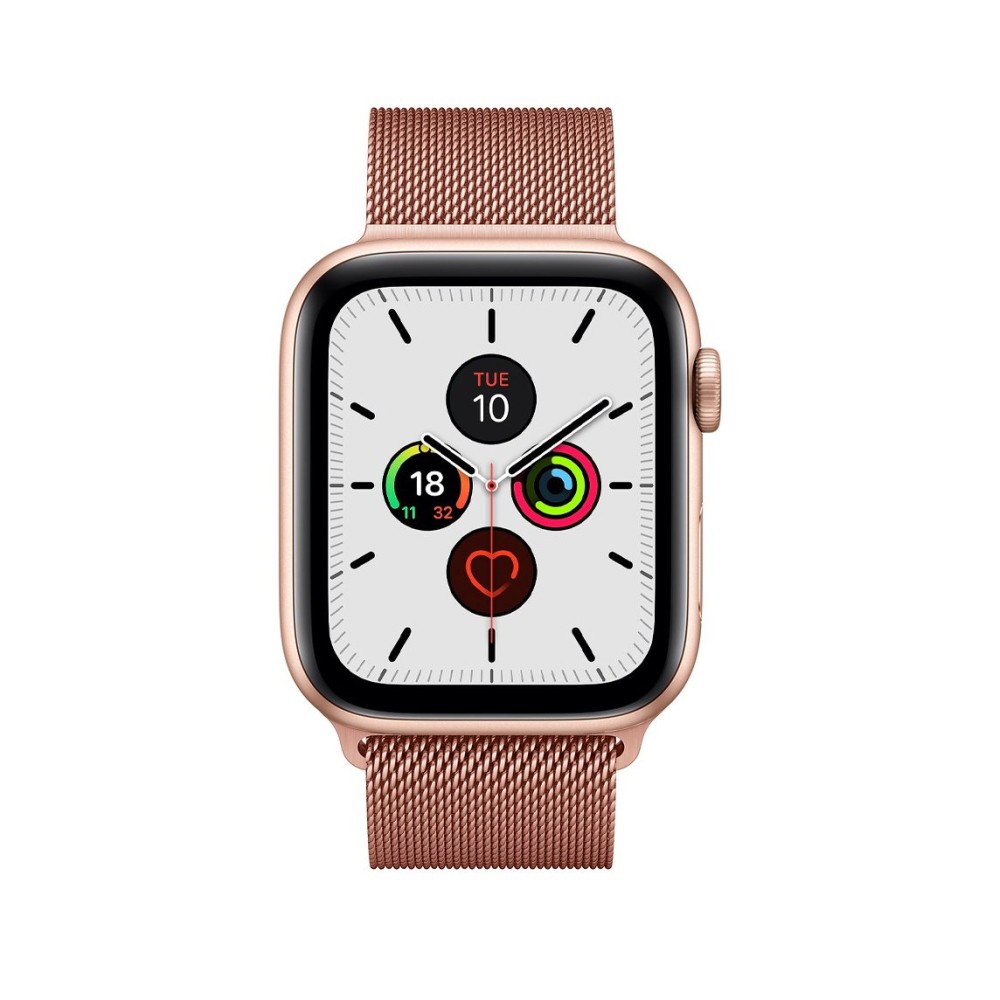 gold milanese loop apple watch 4