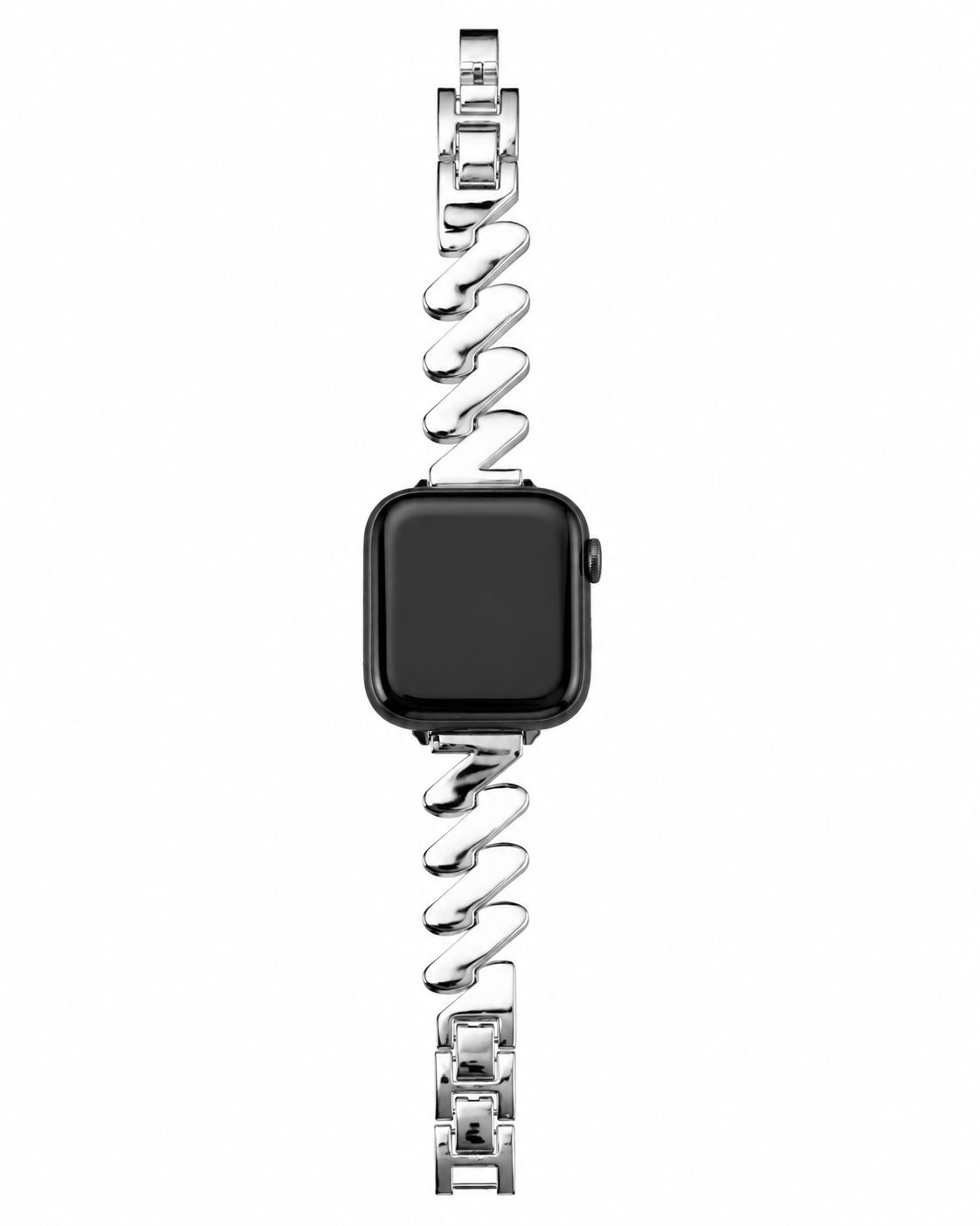 Chloe Steel Band for Apple Watch - Silver - Image 8