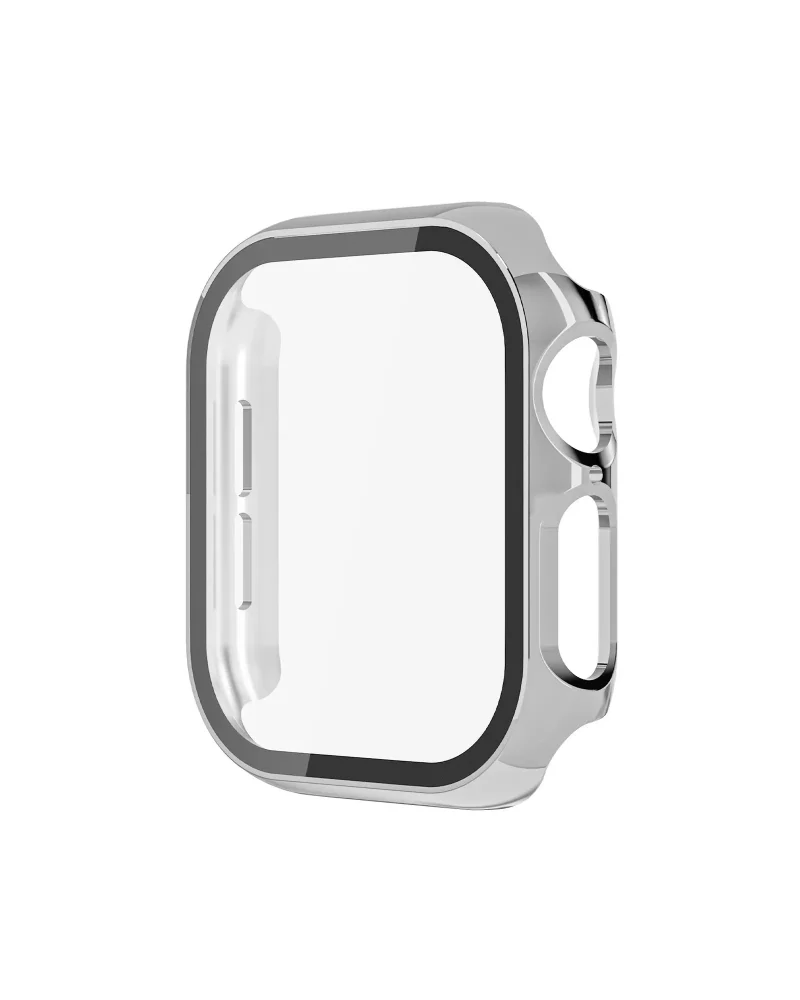 Apple Watch Screen Protector Case - Metallic Silver