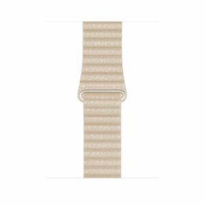 Alternative view of Beige Leather Loop for Apple Watch