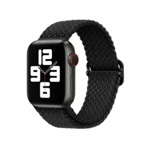 Black Braided Loop Band for Apple Watch