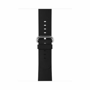 Alternative view of Black Classic Leather Buckle for Apple Watch
