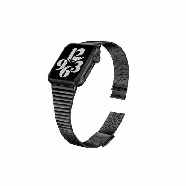 Black Havana Stainless Steel Band for Apple Watch