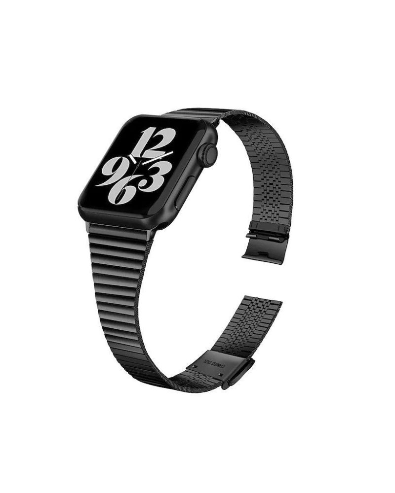 Black Havana Stainless Steel Band for Apple Watch