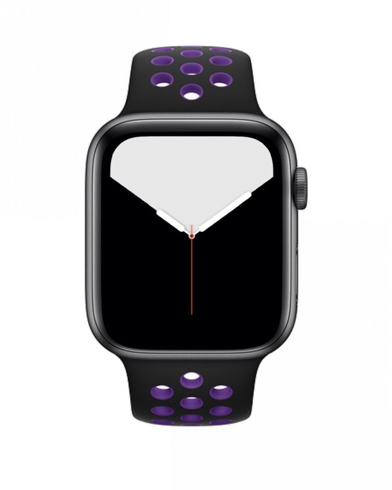 Black/Hyper Grape Sport Band Active for Apple Watch - Image 5