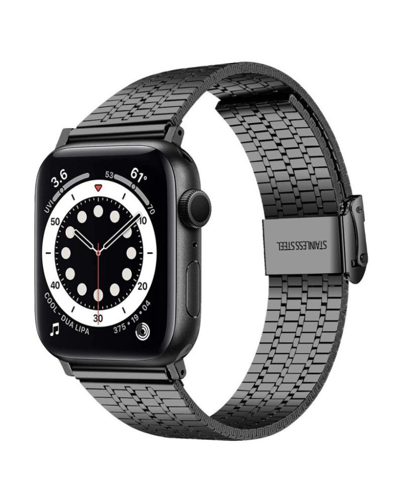 Black Matrix Stainless Steel Band for Apple Watch