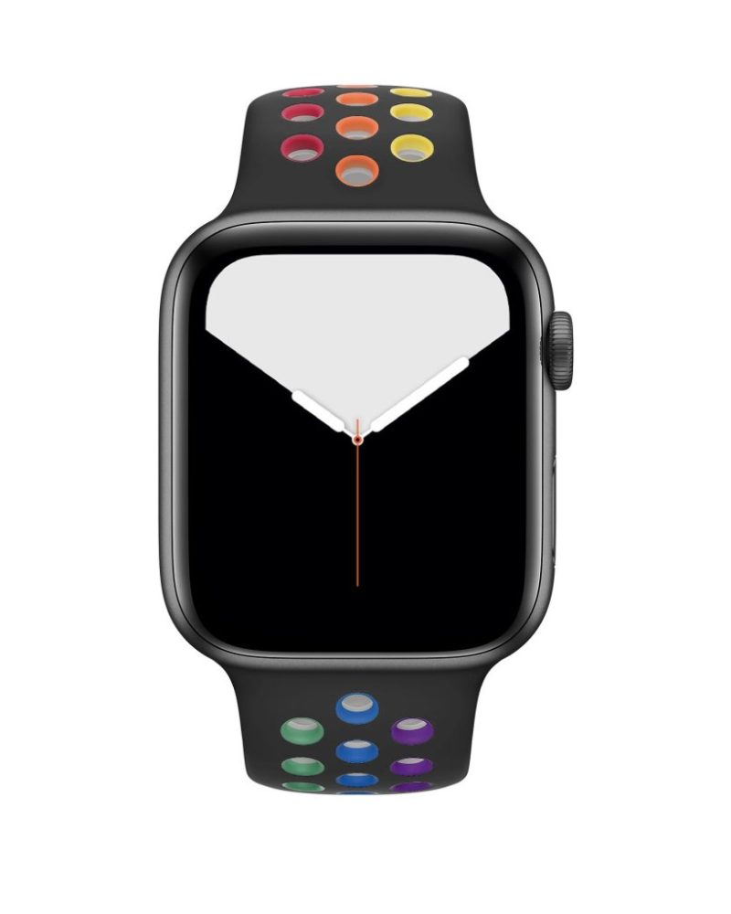 Black/Rainbow Pride Sport Band Active for Apple Watch - Image 5