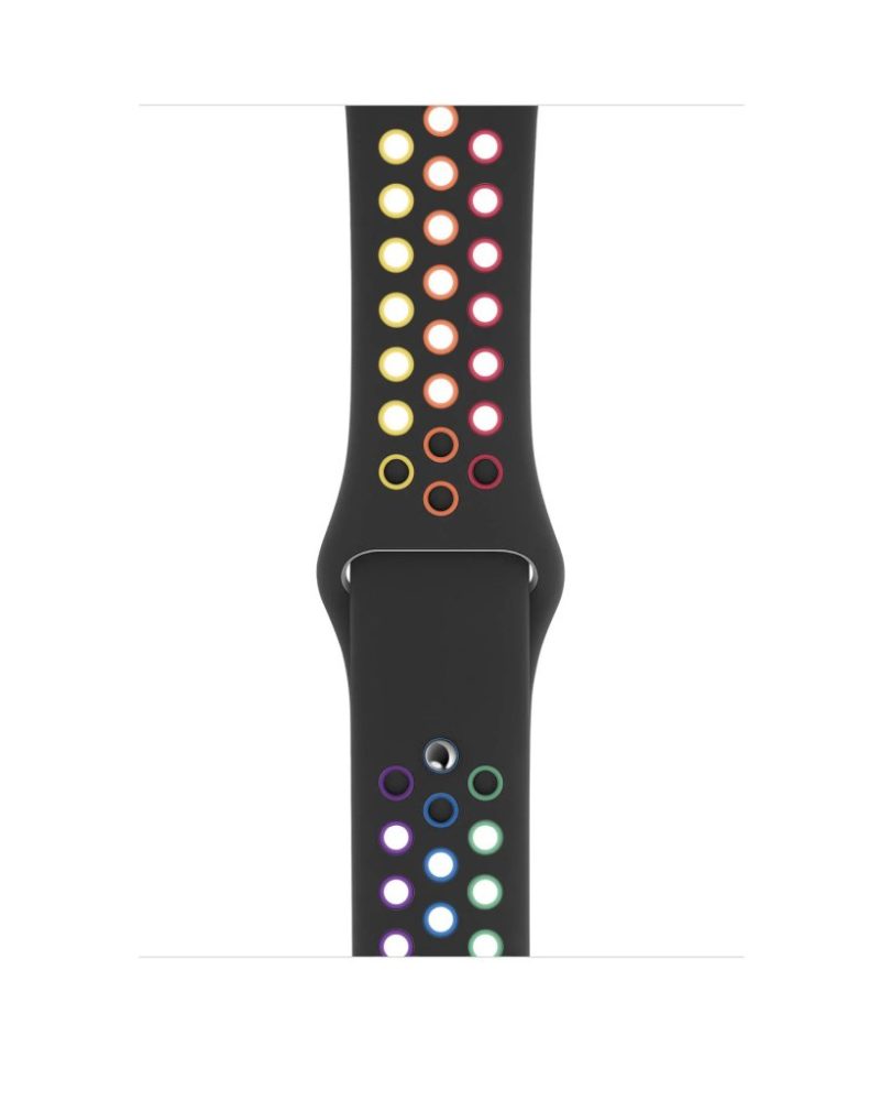 Black/Rainbow Pride Sport Band Active for Apple Watch - Image 3