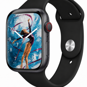 Model wearing Black Sport Band for Apple Watch Apple Watch band