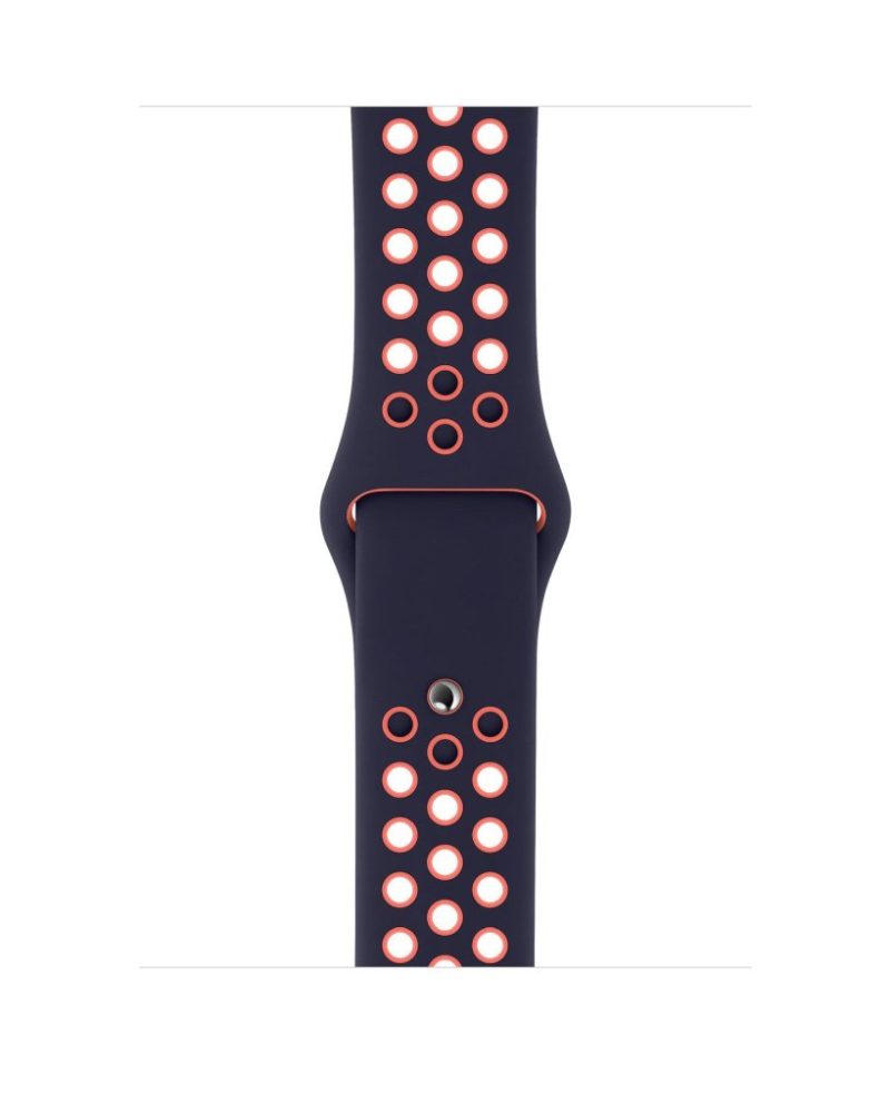 Blue Black/Bright Mango Sport Band Active for Apple Watch - Image 3