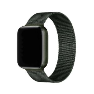 Dark Green Milanese Loop For Apple Watch
