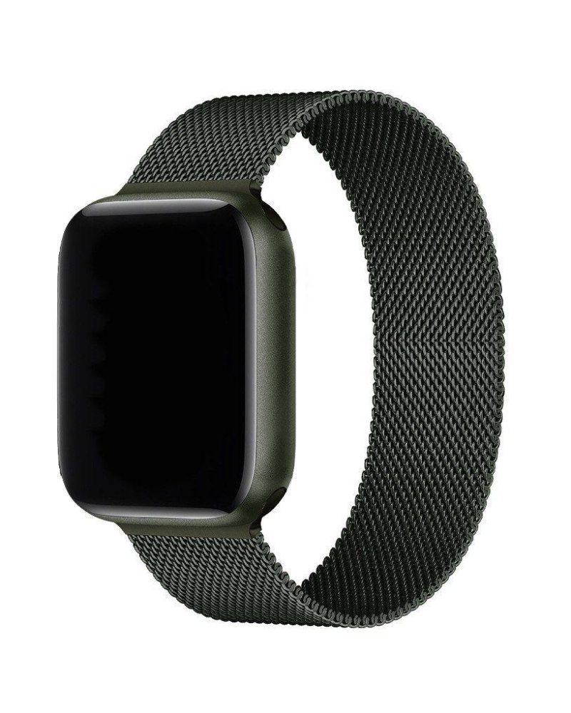 Dark Green Milanese Loop For Apple Watch