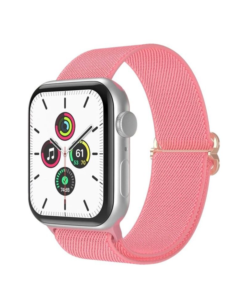 Deep Pink Elastic Loop Band for Apple Watch