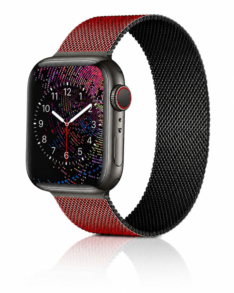 Milanese Loop - Duo Green Silver
