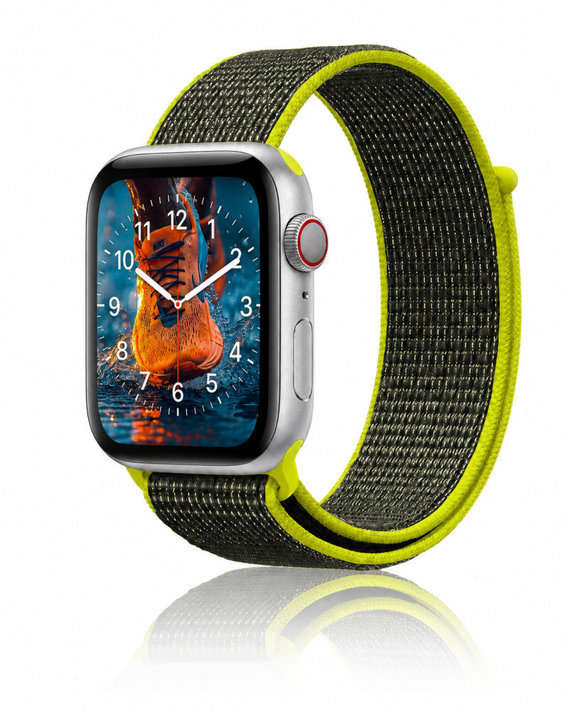 Model wearing Flash Sport Loop For Apple Watch Apple Watch band
