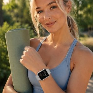 Model wearing Fog Sport Band for Apple Watch Apple Watch band