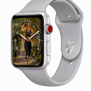Model wearing Fog Sport Band for Apple Watch Apple Watch band
