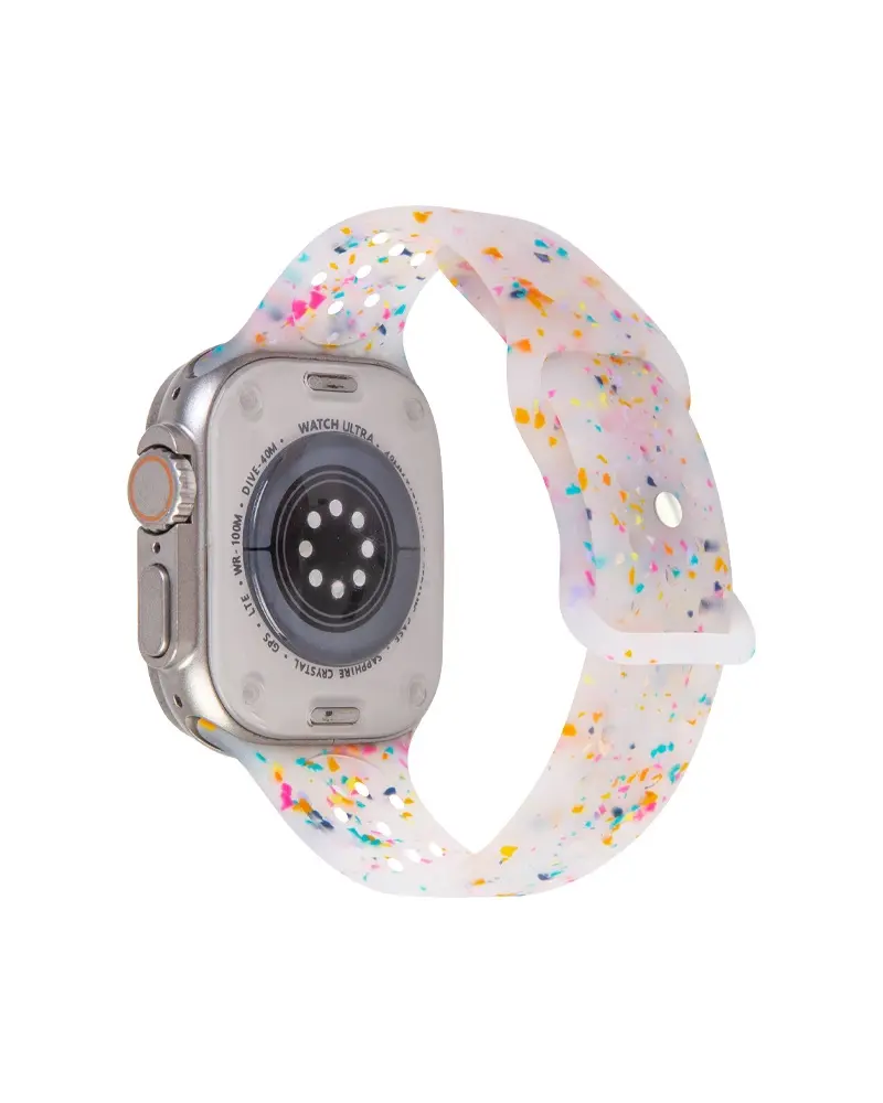 Glitter Sport Band for Apple Watch - Clear
