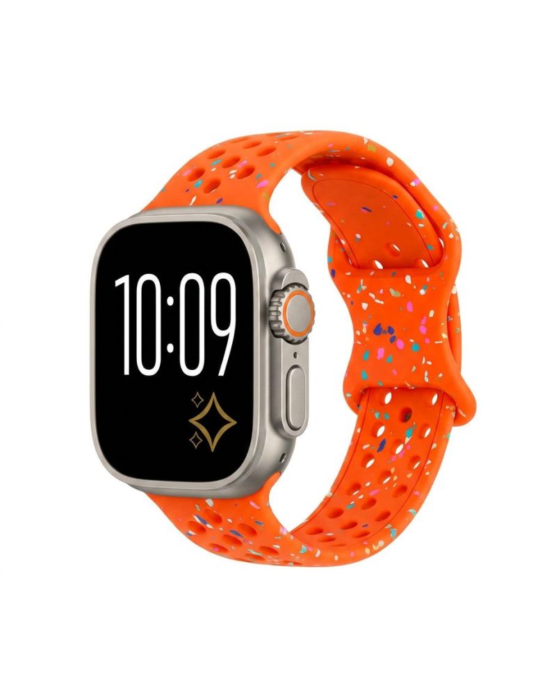 Glitter Sport Band for Apple Watch - Orange