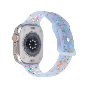 Glitter Sport Band for Apple Watch - Sky Blue