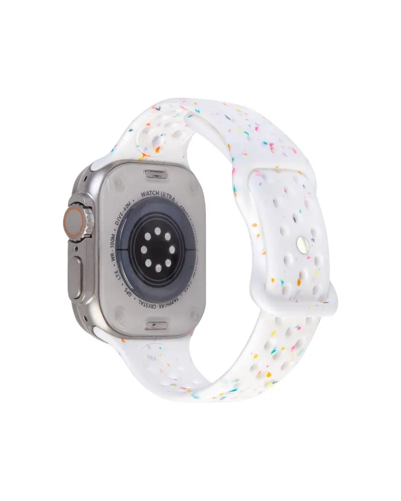 Glitter Sport Band for Apple Watch - White