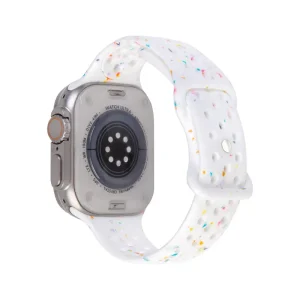 Glitter Sport Band for Apple Watch - White