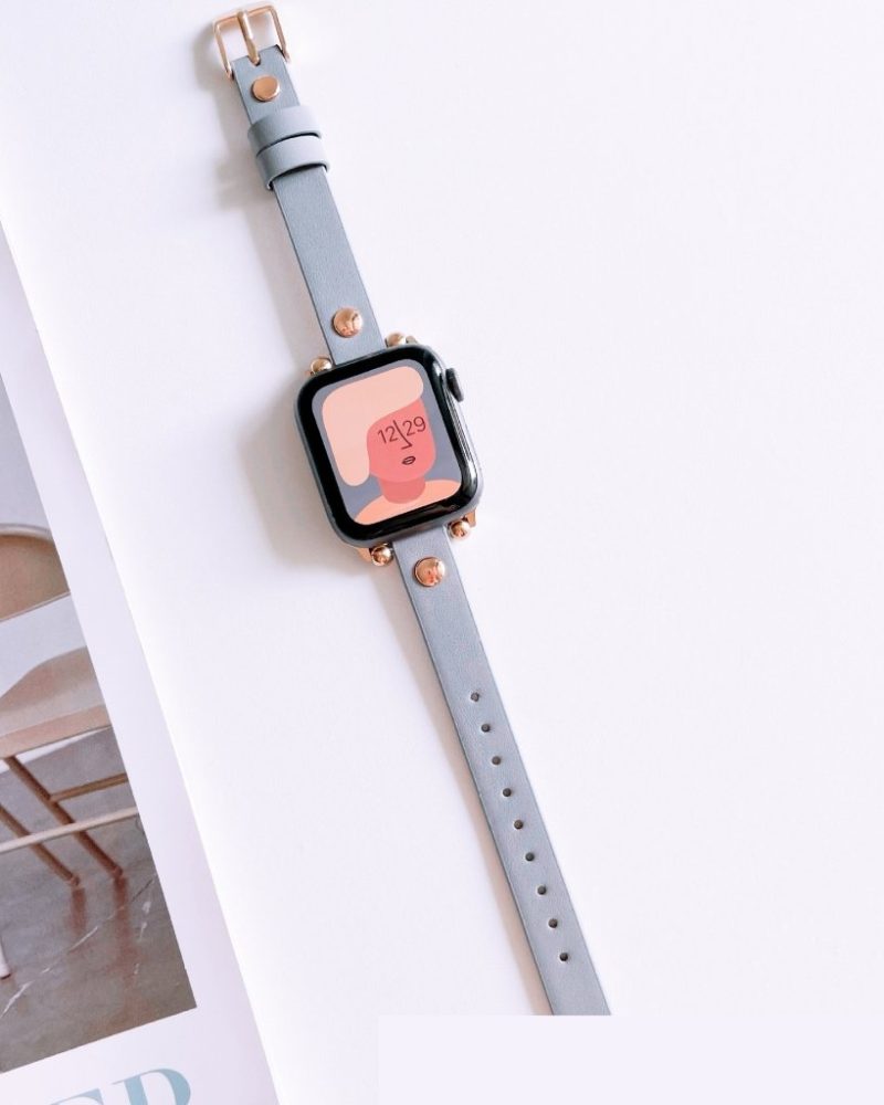 Hermione Leather Band for Apple Watch in Blue
