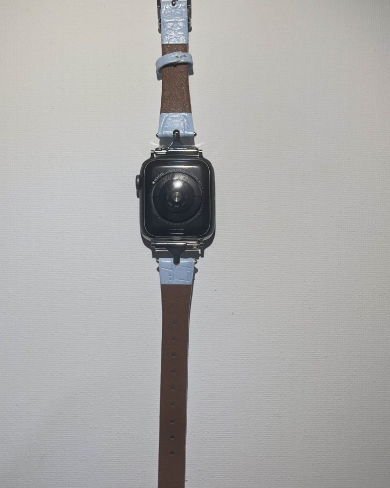 Sophia Leather Strap for Apple Watch - Lake Blue - Image 3