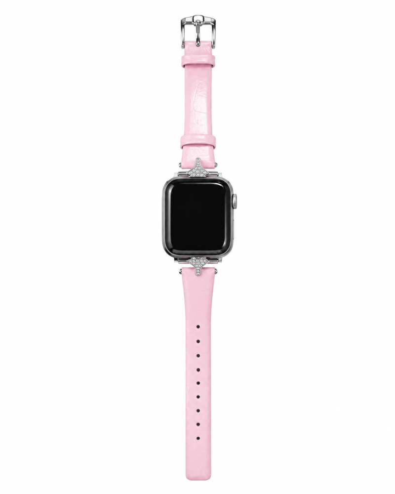 Sophia Leather Strap for Apple Watch - Cherry Blossom - Image 3
