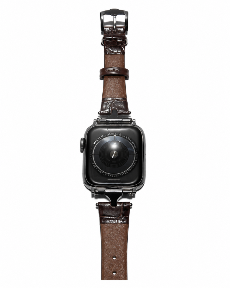 Sophia Leather Strap for Apple Watch - Dark Brown - Image 3