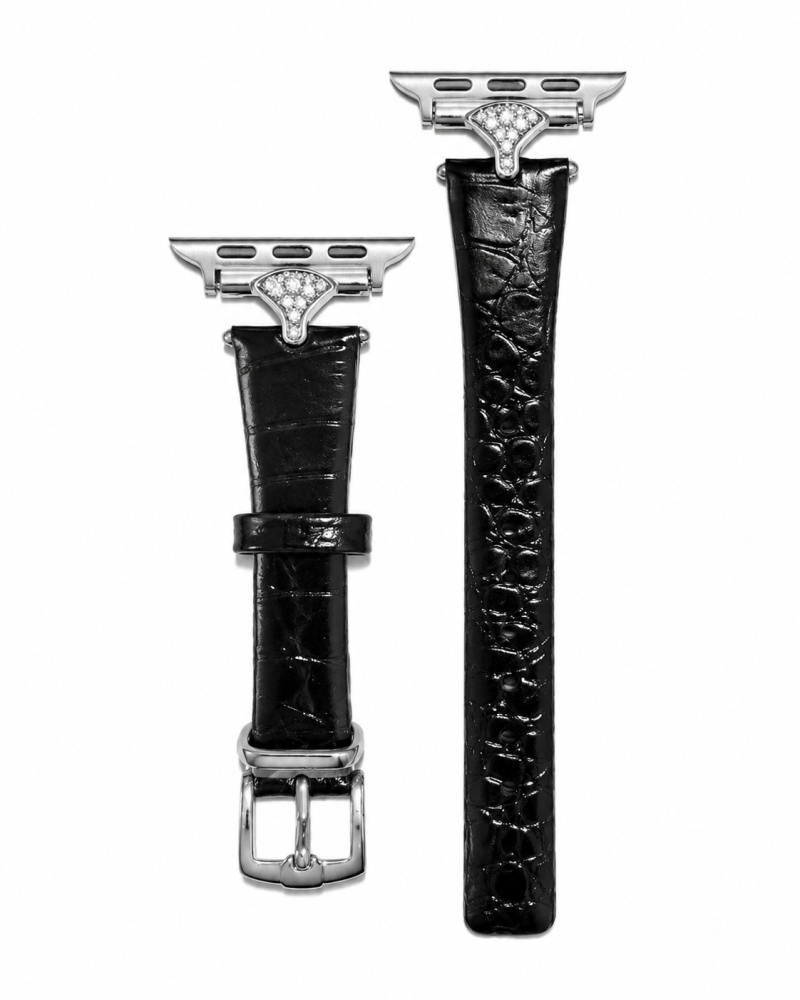 Sophia Leather Strap for Apple Watch - Black - Image 5