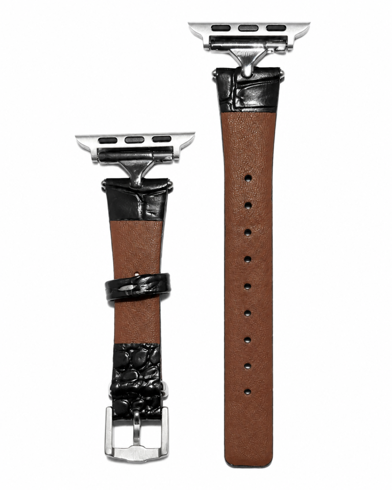Alternative view of Sophia Leather Strap for Apple Watch - Black