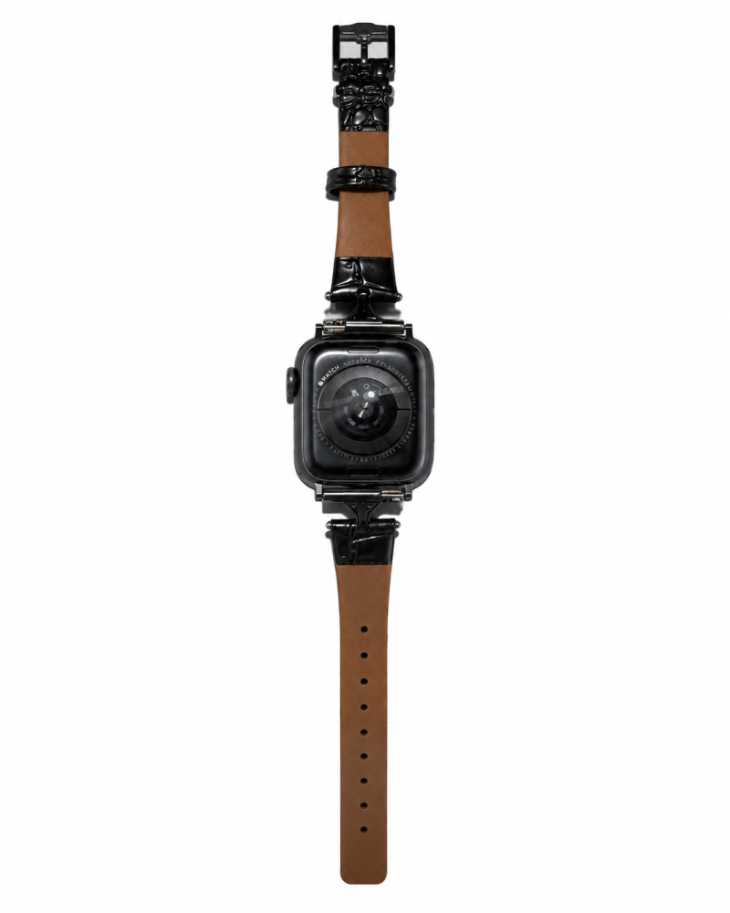 Sophia Leather Strap for Apple Watch - Black - Image 4