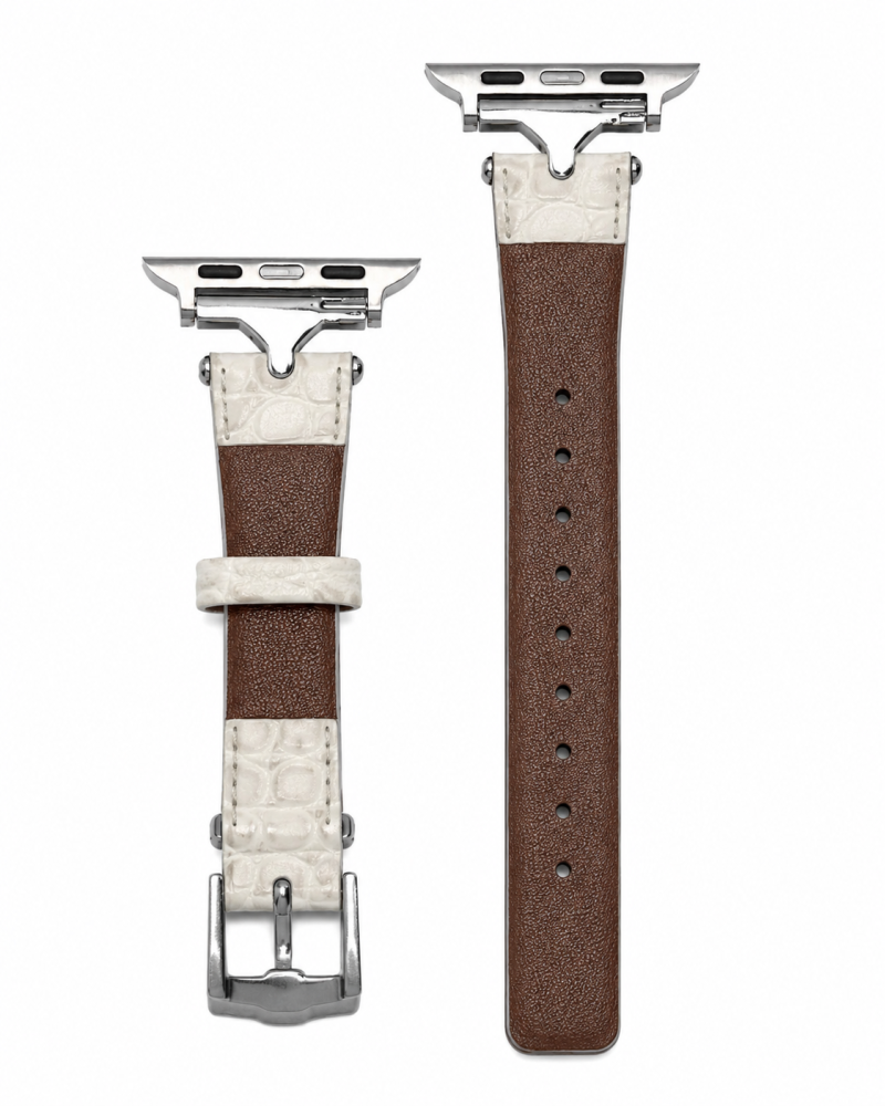Sophia Leather Strap for Apple Watch - Cappuccino - Image 8