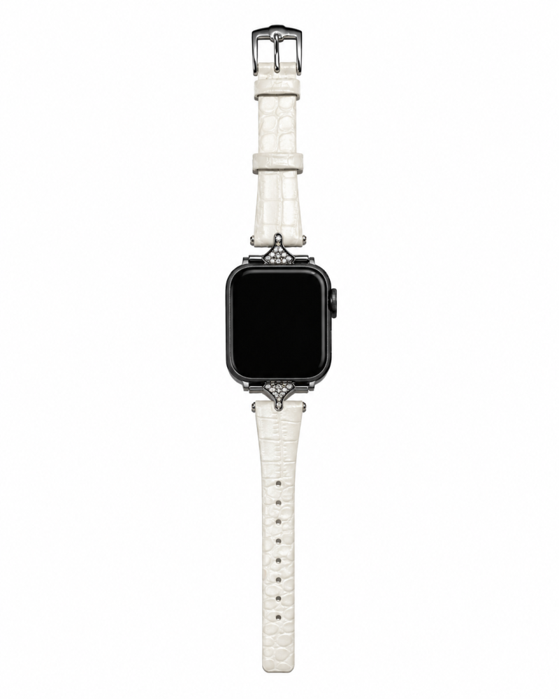 Sophia Leather Strap for Apple Watch - Cappuccino - Image 6