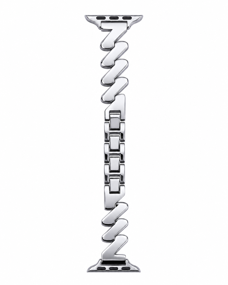 Chloe Steel Band for Apple Watch - Silver - Image 5
