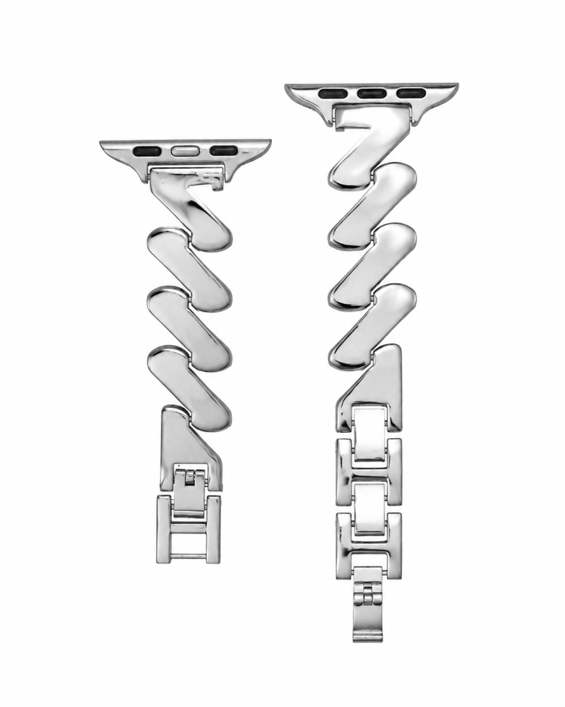 Chloe Steel Band for Apple Watch - Silver - Image 3