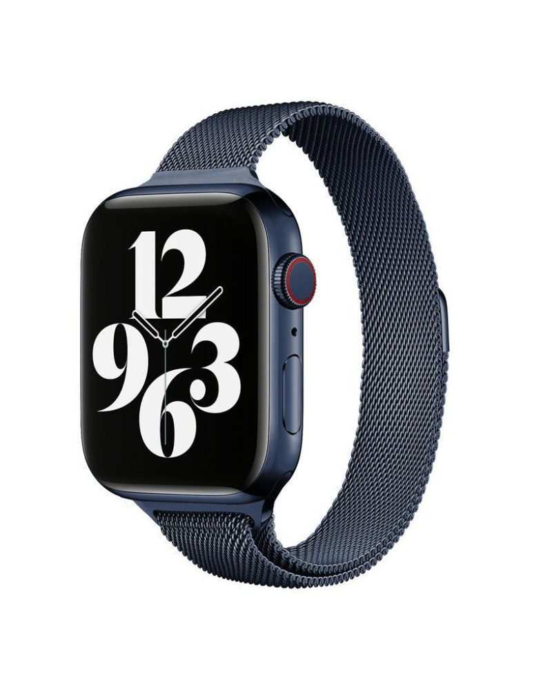 Indigo Blue Aurora Slim Milanese Band for Apple Watch
