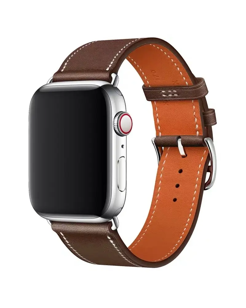 Leather Buckle Classic for Apple Watch - Coffee