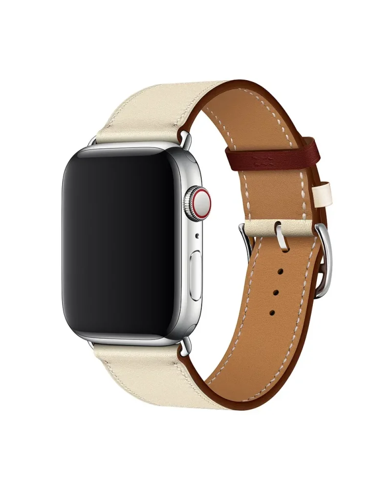 Leather Buckle Classic for Apple Watch - Off white