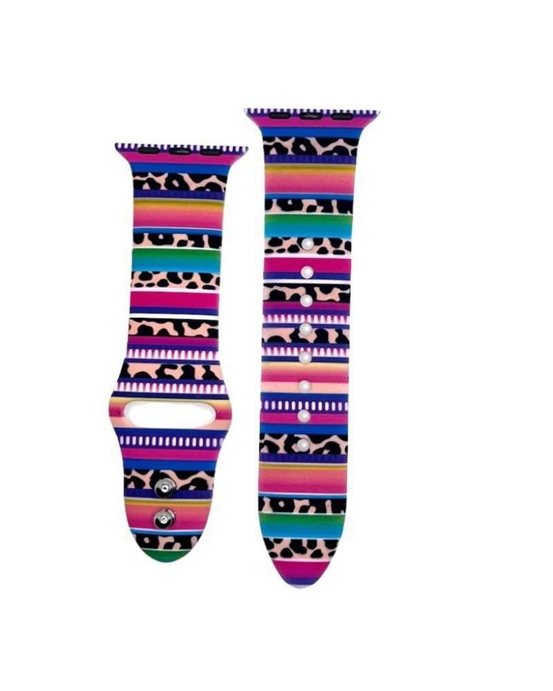 Leopard Totem Printed Sport Band for Apple Watch