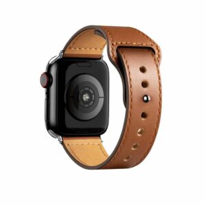 Light Brown Lincoln Leather Band for Apple Watch