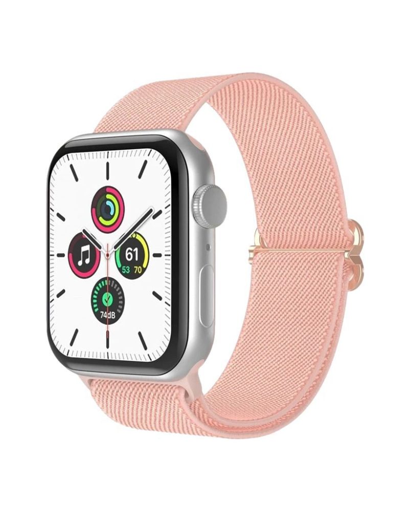 Light Pink Elastic Loop Band for Apple Watch