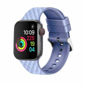 Lilac Messina Silicone Band for Apple Watch