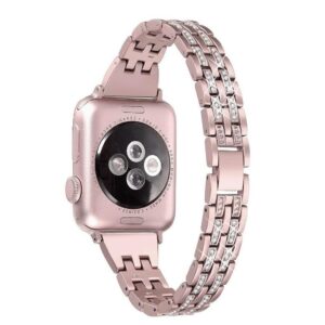 Alternative view of Manhattan Bracelet Rose Pink Stainless Steel Band for Apple Watch