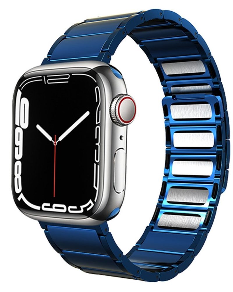 Maximus Magnetic Stainless Steel Band for Apple Watch in Blue