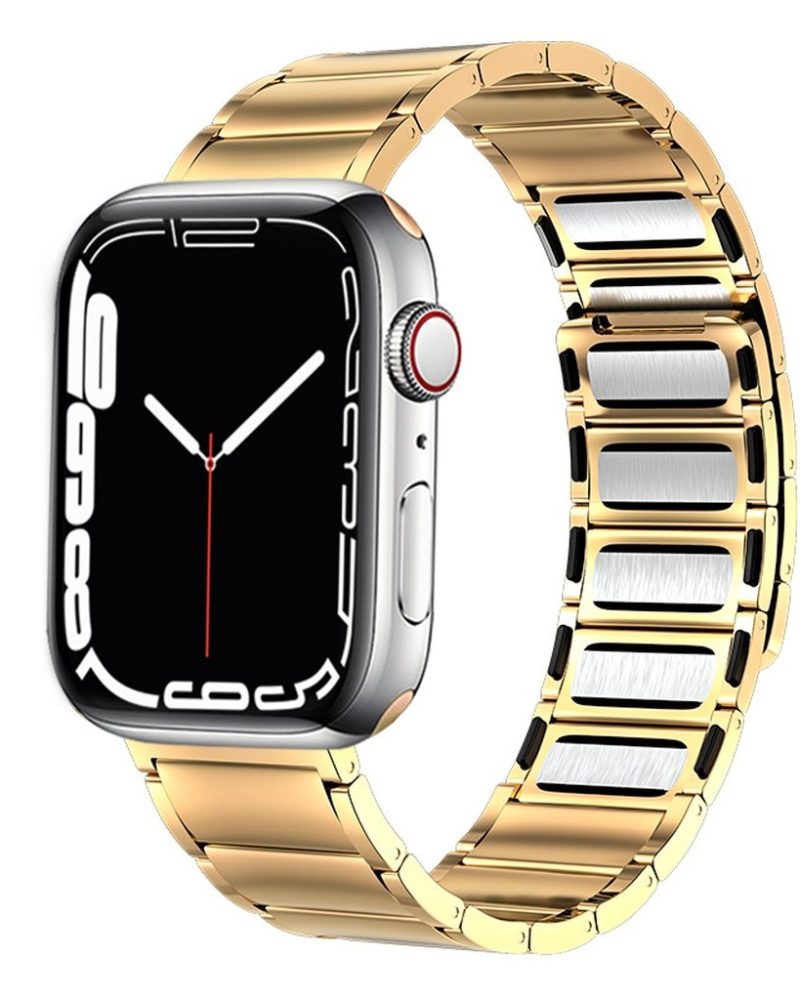 Maximus Magnetic Stainless Steel Band for Apple Watch in Gold