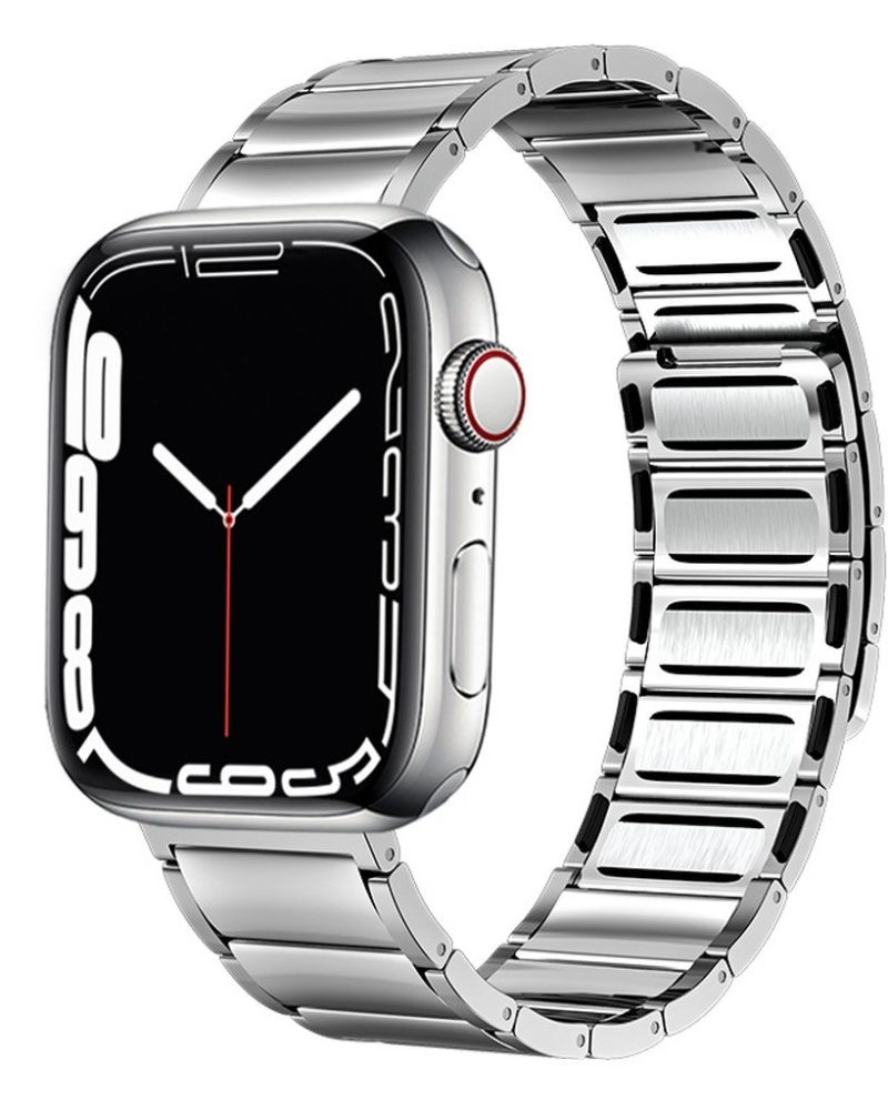 Maximus Magnetic Stainless Steel Band for Apple Watch in Silver