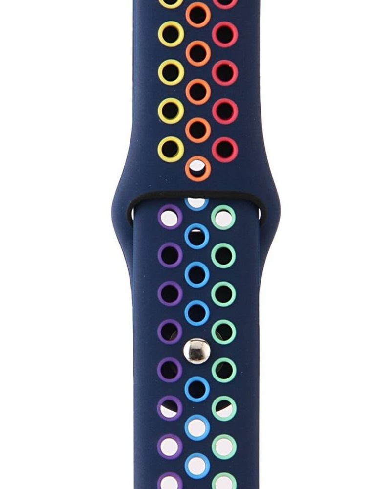 Midnight Blue/Rainbow Pride Sport Band Active for Apple Watch - Image 3